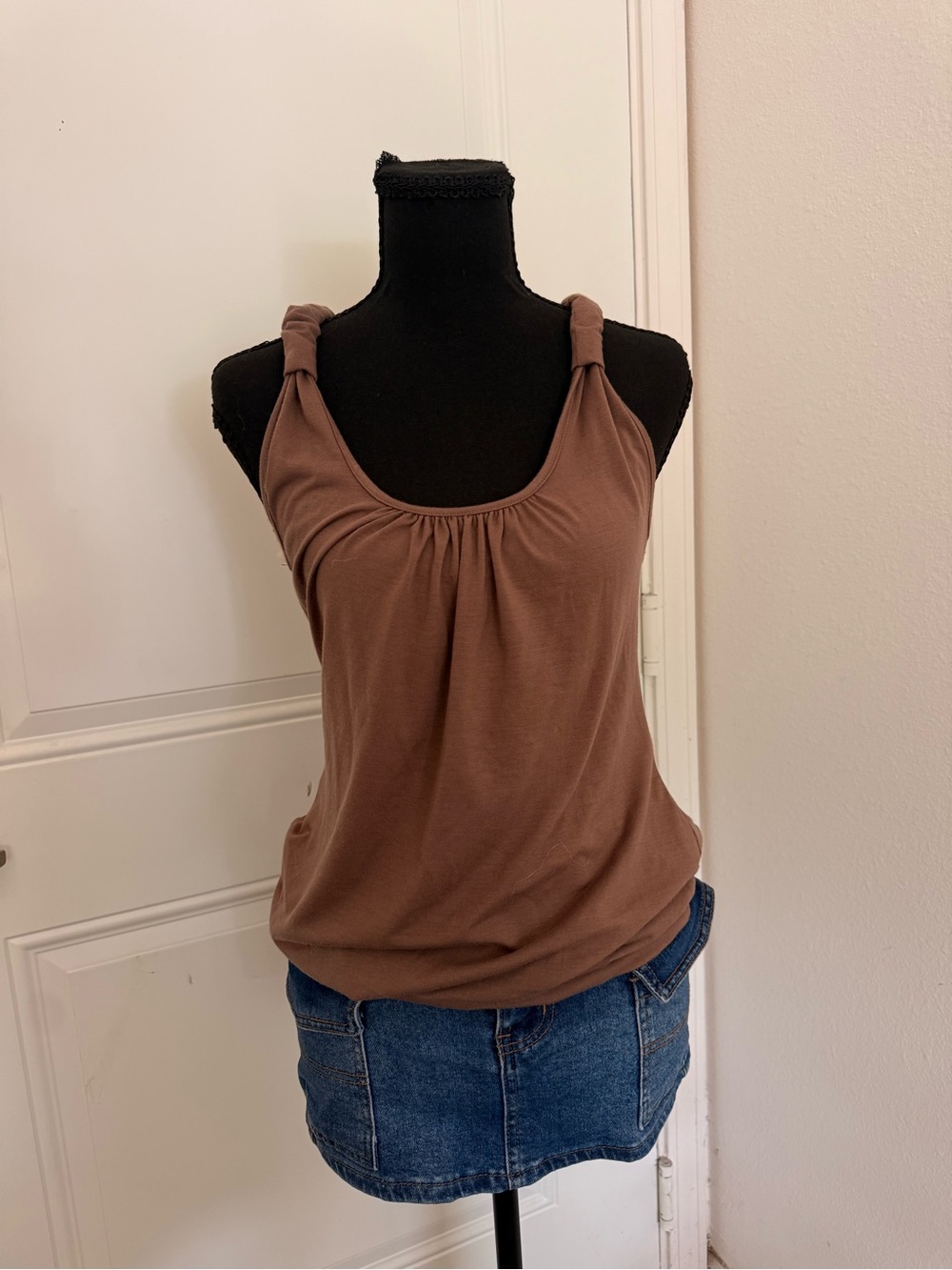 2pcs Y2K Cotton Racerback Tank Top Bundle
